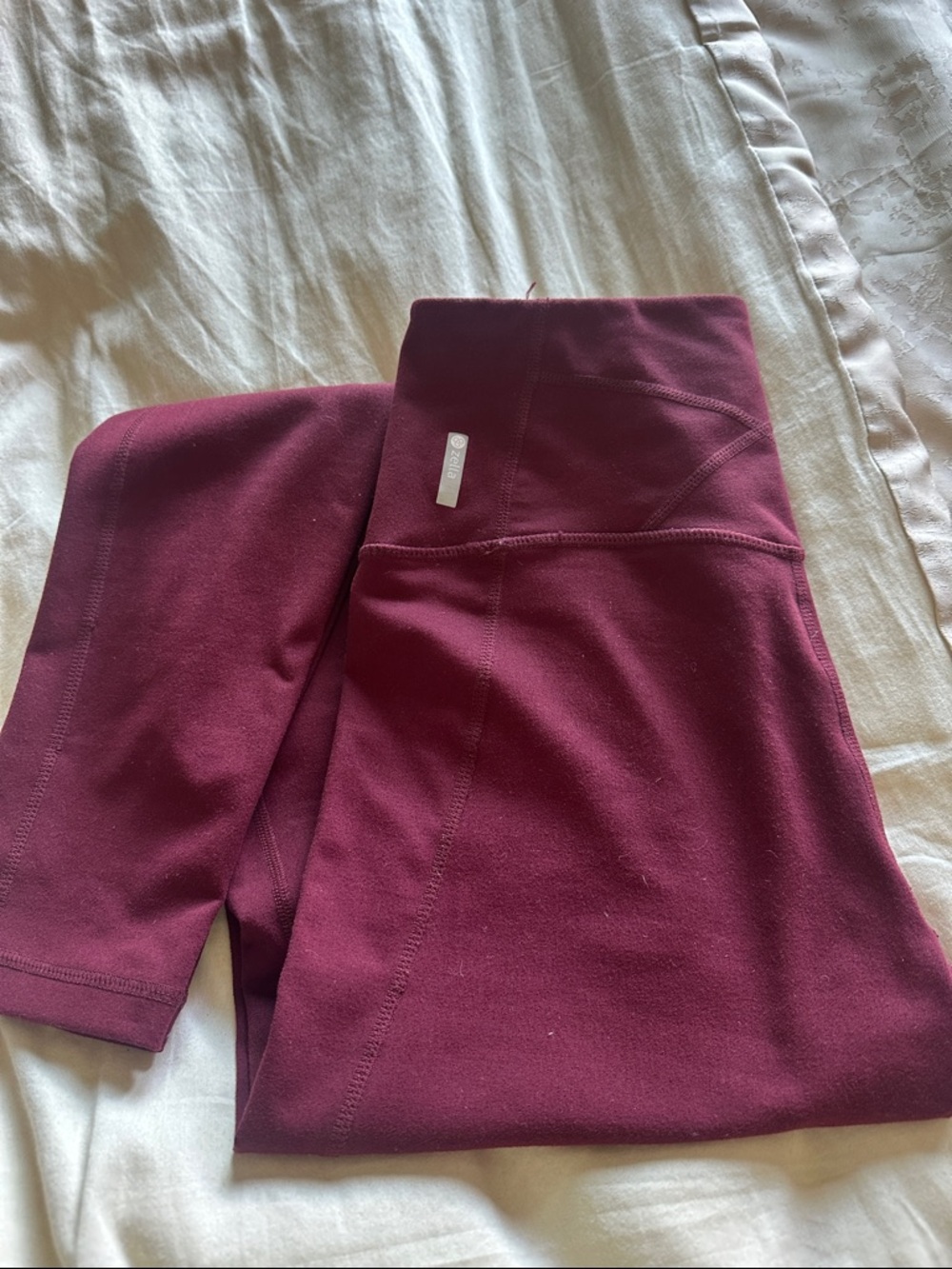 Zella Women's Burgundy High-Waist Leggings